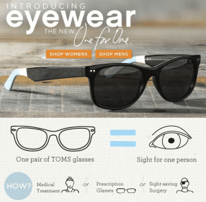 TOMS Introduces Eyewear