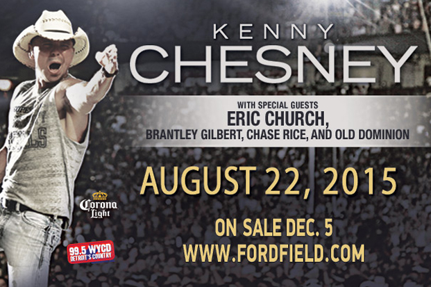 Win kenny chesney tickets ford field #2